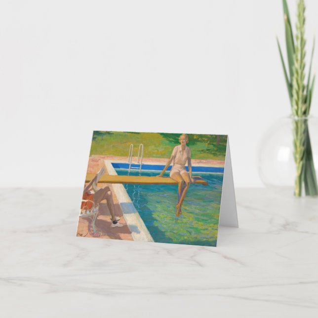 Viscountess Castlerosse, Handflatan Vår av Lavery Tack Kort (Framsida)