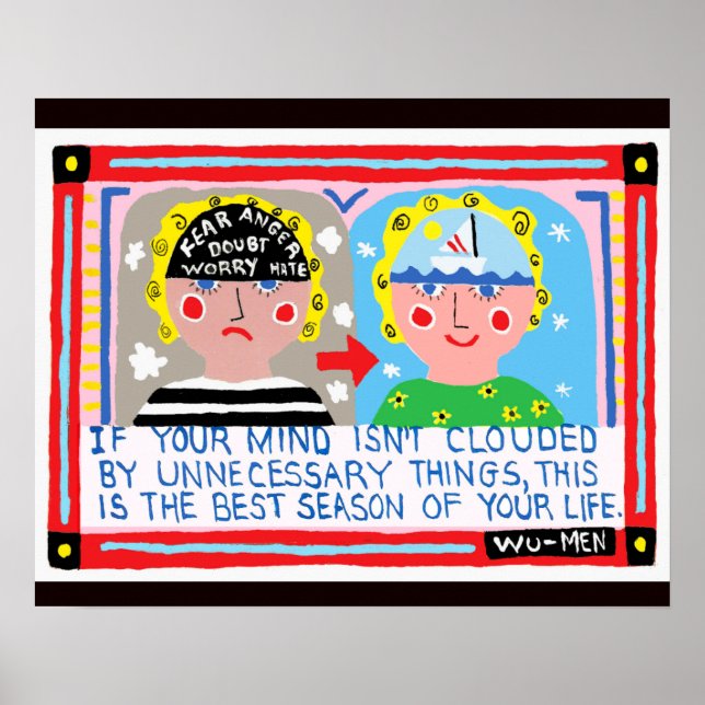 Visdom från en frusen poster (Framsidan)