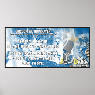Visdom inom Prayer Poster