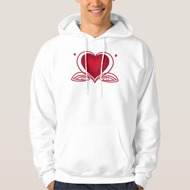 Visdom Om Äkta Kärlek Hoodie (Framsida)