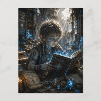 Visdom / Runförvarare / Forntida bibliotek Vykort