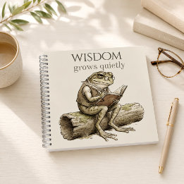 “Visdom växer tyst” Journal Spiralblock