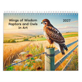 Visdomens vingar Rovfåglar och ugglor i konsten Kalender