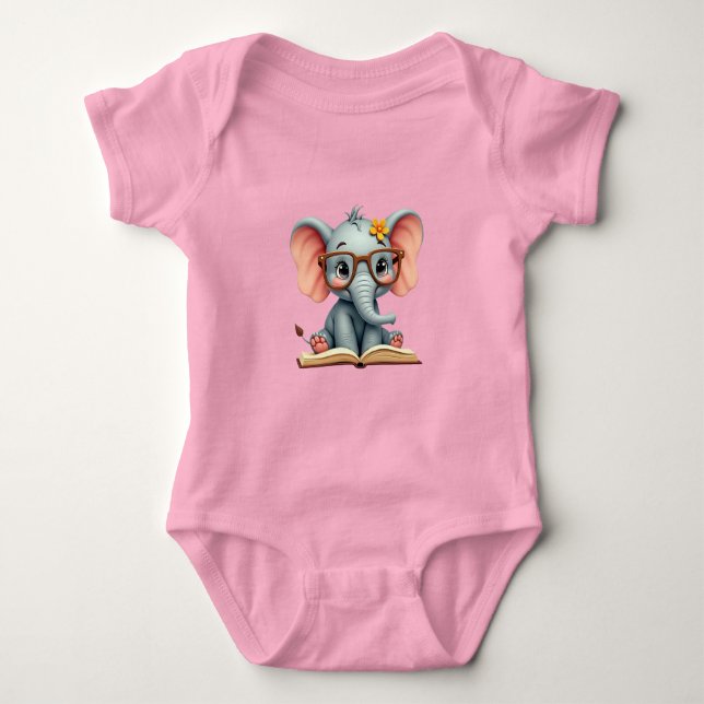 Vise babyelefant t shirt (Framsida)