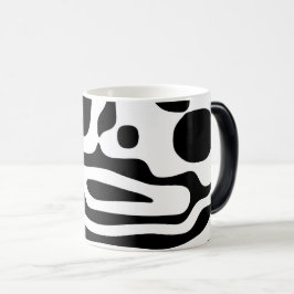 Vise Grip: Abstrakt Black & White Magisk Mugg