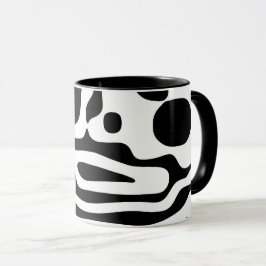 Vise Grip: Abstrakt Black & White Mugg