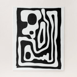 Vise Grip: Abstrakt Black & White Pussel