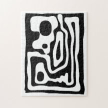 Vise Grip: Abstrakt Black & White