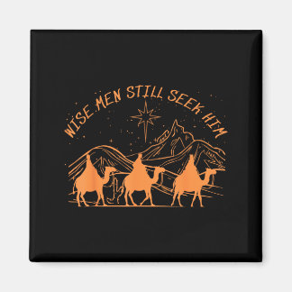 Vise män söker honom kristen jul Jesus-design Magnet