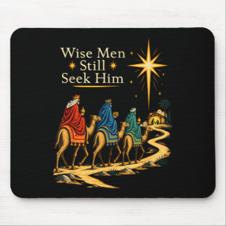 Vise män söker kristen jul jesus design musmatta