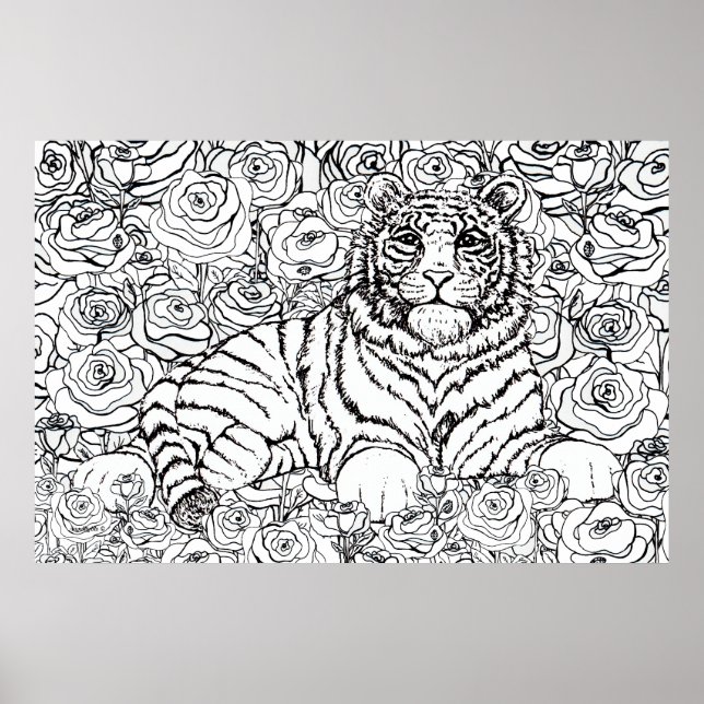 Vise Tiger Poster (Framsidan)
