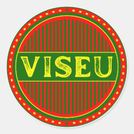 Viseu City Pride Emblem – Portugisisk identitet Runt Klistermärke