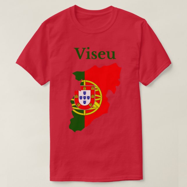 Viseu District Portugal T Shirt (Design framsida)