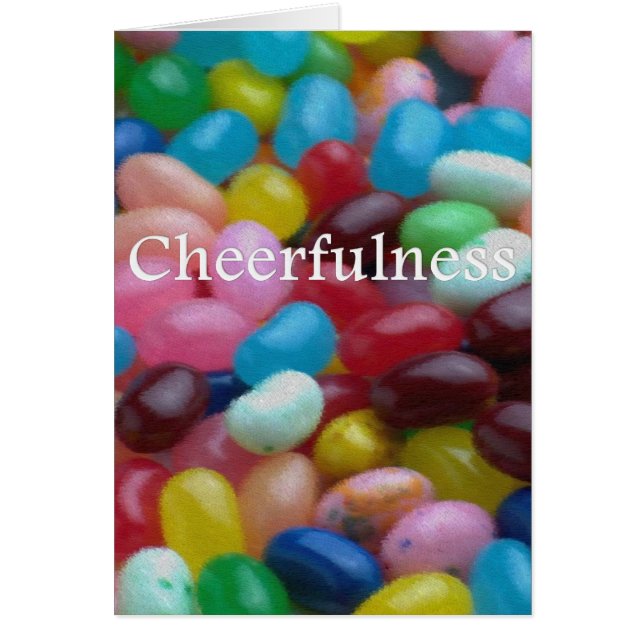 Vishet av jubel hälsningskort (Framsidan)