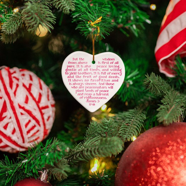 Vishet från över personifierade prydnaden julgransprydnad keramik (Skapare uppladdad)