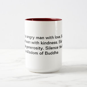 Visheten av Buddha Två-Tonad Mugg
