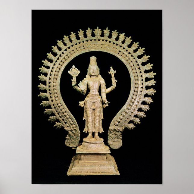 Vishnu, Late Chola Poster (Framsidan)