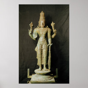 Vishnu, Late Chola Poster