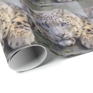 Vishnu snöLeopard som slår in papper Presentpapper