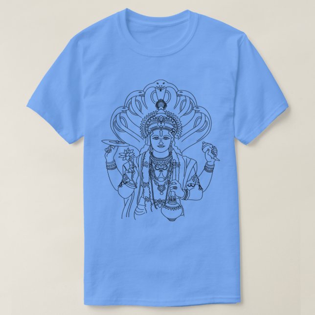 Vishnu  Vedic Hindu God Hinduism Graphic Tee  (Design framsida)