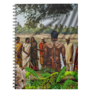 Vishnuh en volgelingen notitieboek anteckningsbok