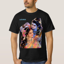 VISHNX Gudomlig Kärlek Lord Shiva och Parvati Graf