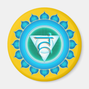 Vishuddha eller Throat the 5th Chakra Magnet