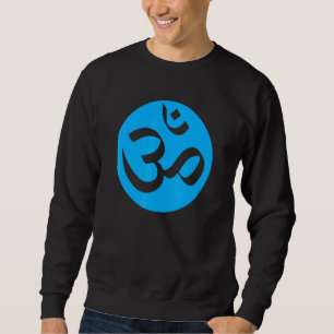 Vishuddha om chakra-symbol för Yoga Lång Ärmad Tröja