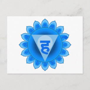Vishuddha Throat Chakra Vykort