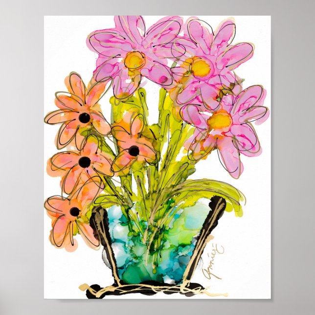 "Visible Insights" Lovitud Soul Painting Print Poster (Framsidan)