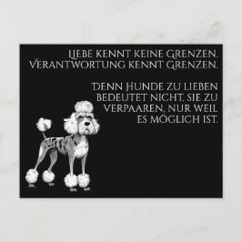 Visig moderne Grand Danois Vykort