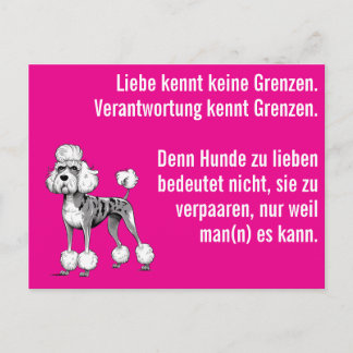 Visig moderne Grand Danois Vykort