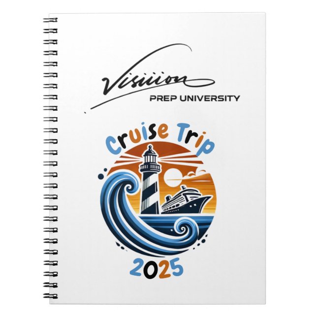 Visiiion Cruise Resa Merchandise Anteckningsbok (Framsidan)