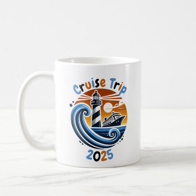 Visiiion Cruise Resa Merchandise Kaffemugg (Vänster)