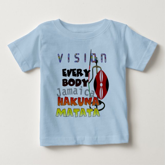 Vision Alla Jamaica Hakuna Matata T-shirt (Framsida)