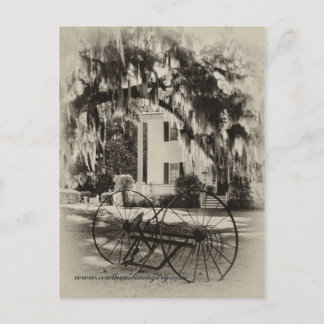 Vision av det gamla sydliga vykortet vykort