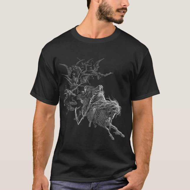 Vision av död tee shirt (Framsida)