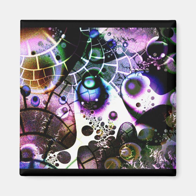Vision av en oändlig univervers i ett finitärt tän magnet (Framsidan)