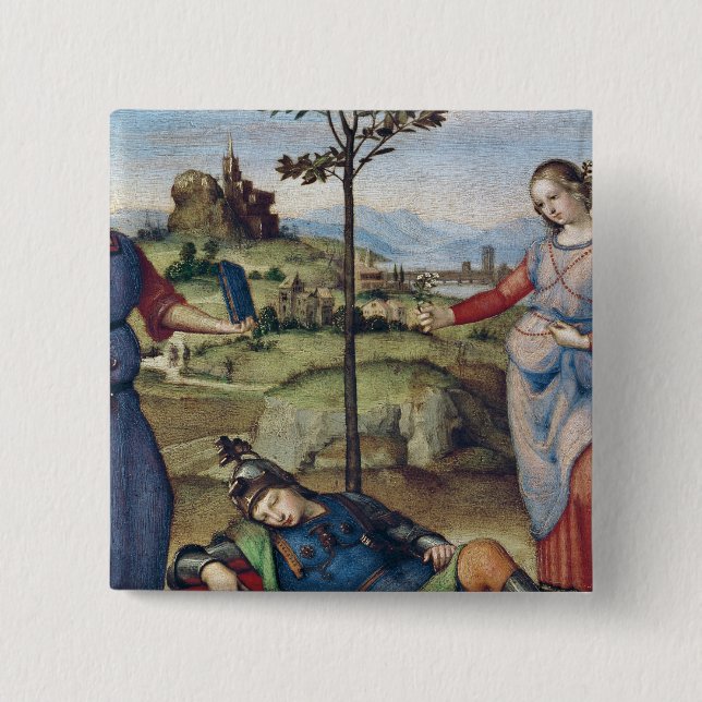 Vision av en riddare, c.1504 knapp (Framsida)