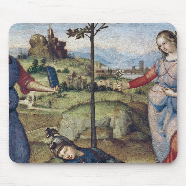 Vision av en riddare, c.1504 musmatta (Framsidan)