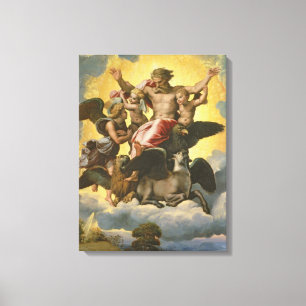 Vision av Ezekiel, c.1518 Canvastryck