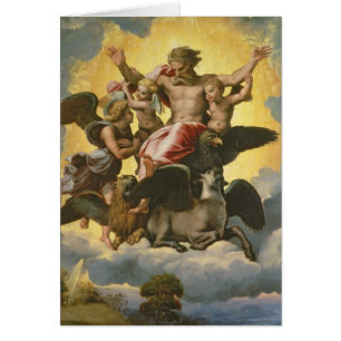 Vision av Ezekiel, c.1518 Hälsningskort