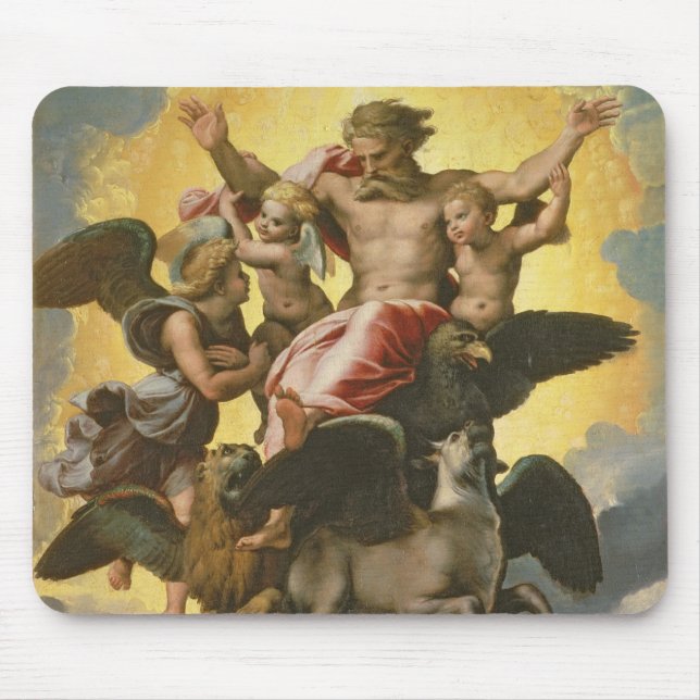 Vision av Ezekiel, c.1518 Musmatta (Framsidan)