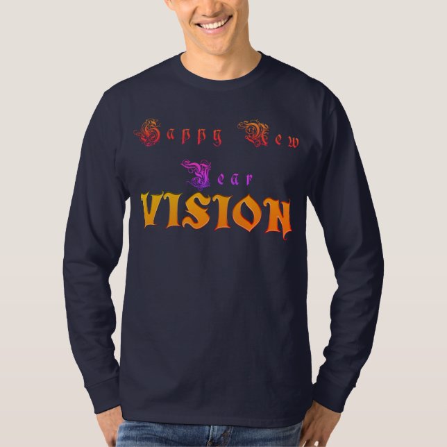 Vision av Gott nytt år Hakunamatata Manar Tee Shirt (Framsida)