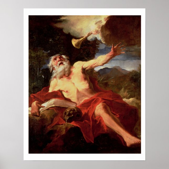 Vision av St. Jerome Poster (Framsidan)