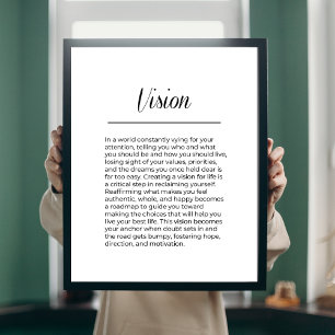 VISION inspirationell väggkonst