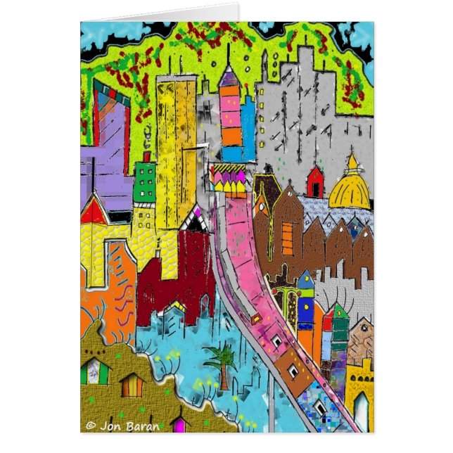 Vision Medellin Colombia Hälsningskort (Framsidan)