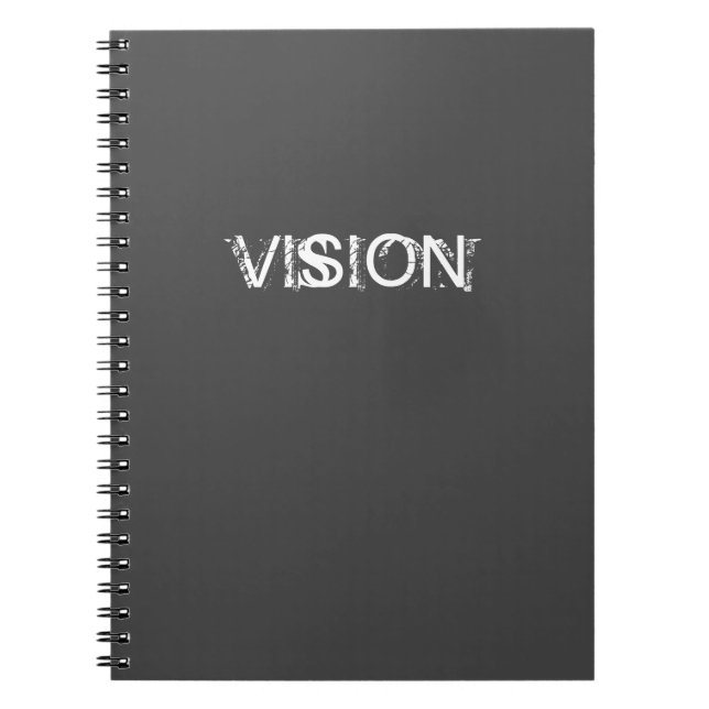 Vision Notebook eller Journal Anteckningsbok (Framsidan)