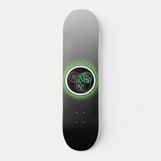 Vision och syn skateboard bräda 21,5 cm (Framsida)