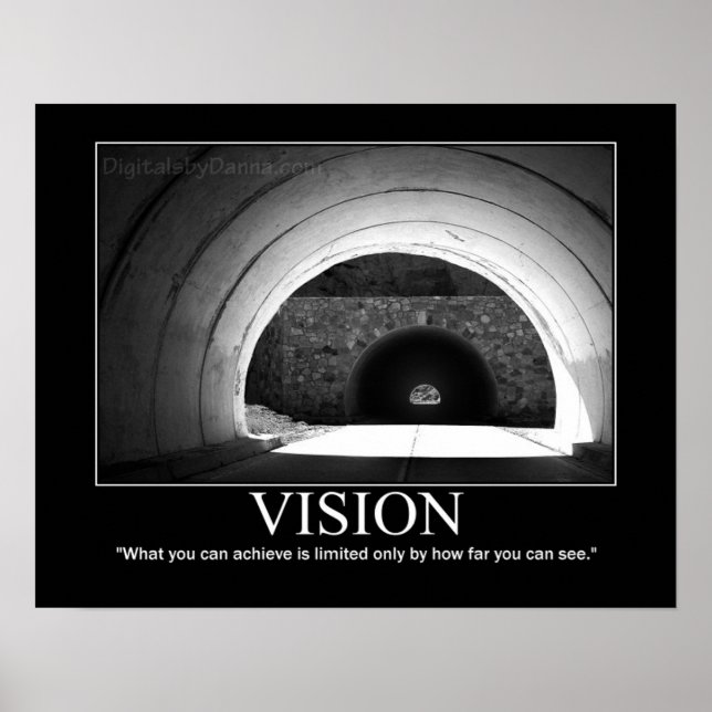 VISION Poster - Tunnel (Motivational) (Framsidan)